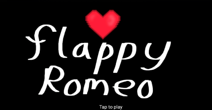 Flappy Romeo Title Screen