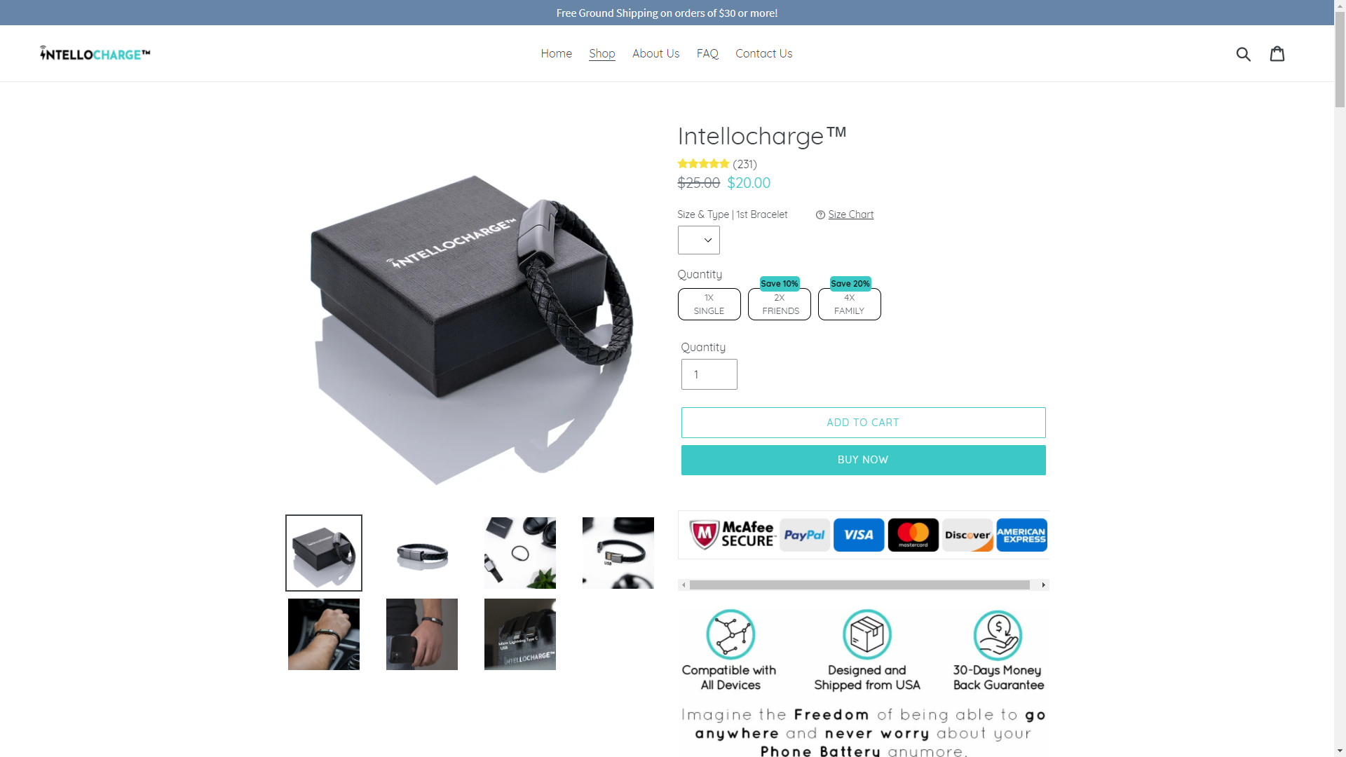 Intellocharge Old Product Page